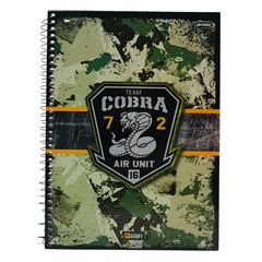 Caderno Cd Mask 1x1 80f Army 75659-77